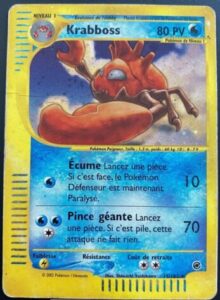 Krabboss 15 165 Expedition Carte Pokemon Poke Cartes