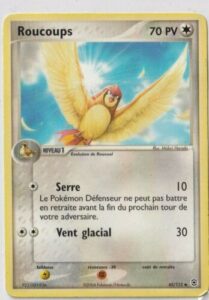 Roucoups 45 112 EX Rouge Feu Vert Feuille Carte Pokemon