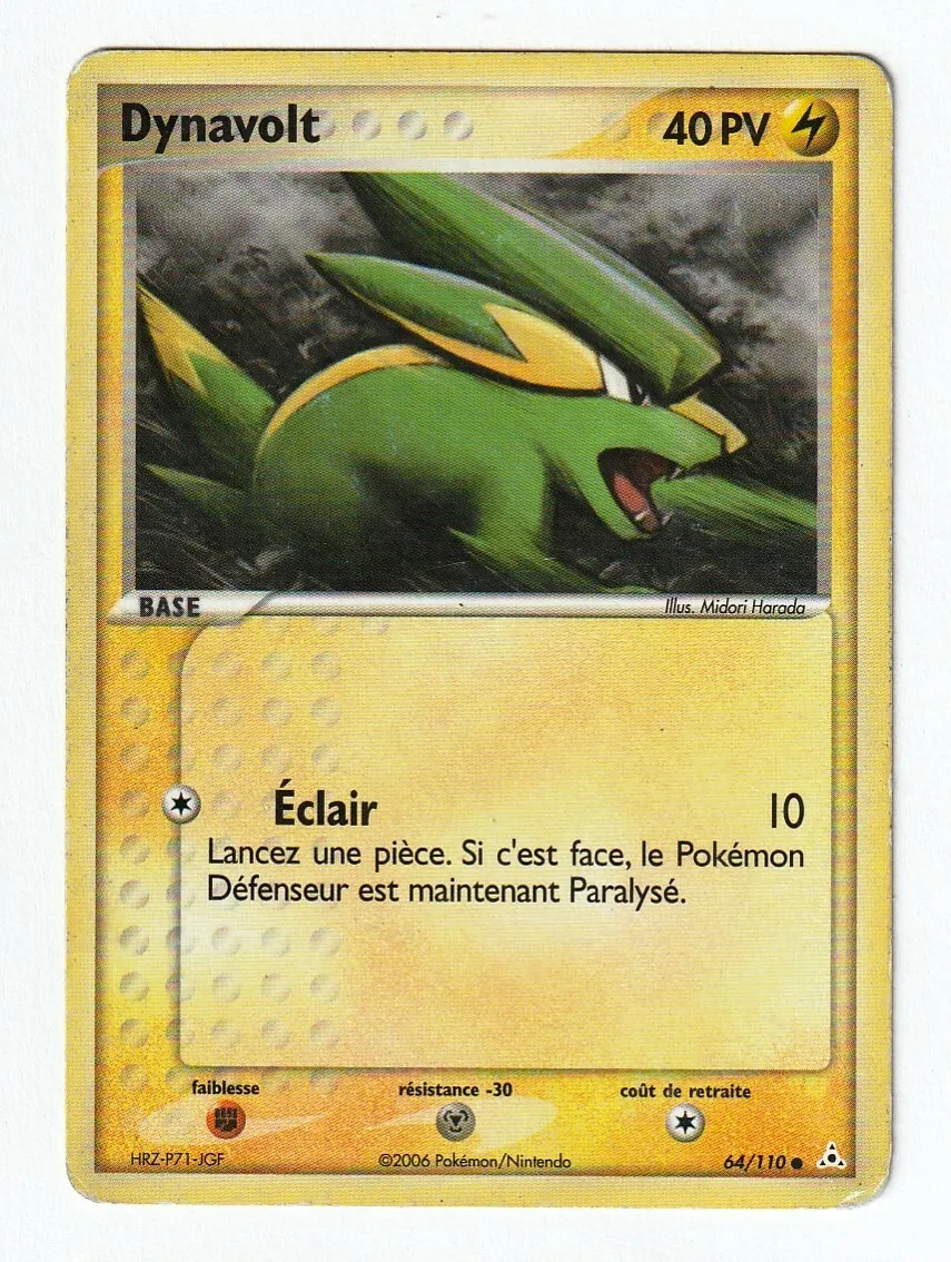 Dynavolt Ex Fant Mes Holon Carte Pokemon