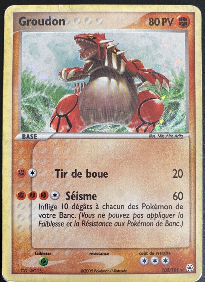 Groudon Ex L Gendes Oubli Es Carte Pokemon