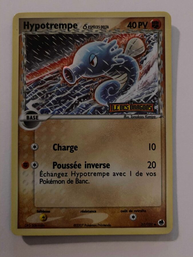 Hypotrempe Ex Ile Des Dragons Carte Pokemon