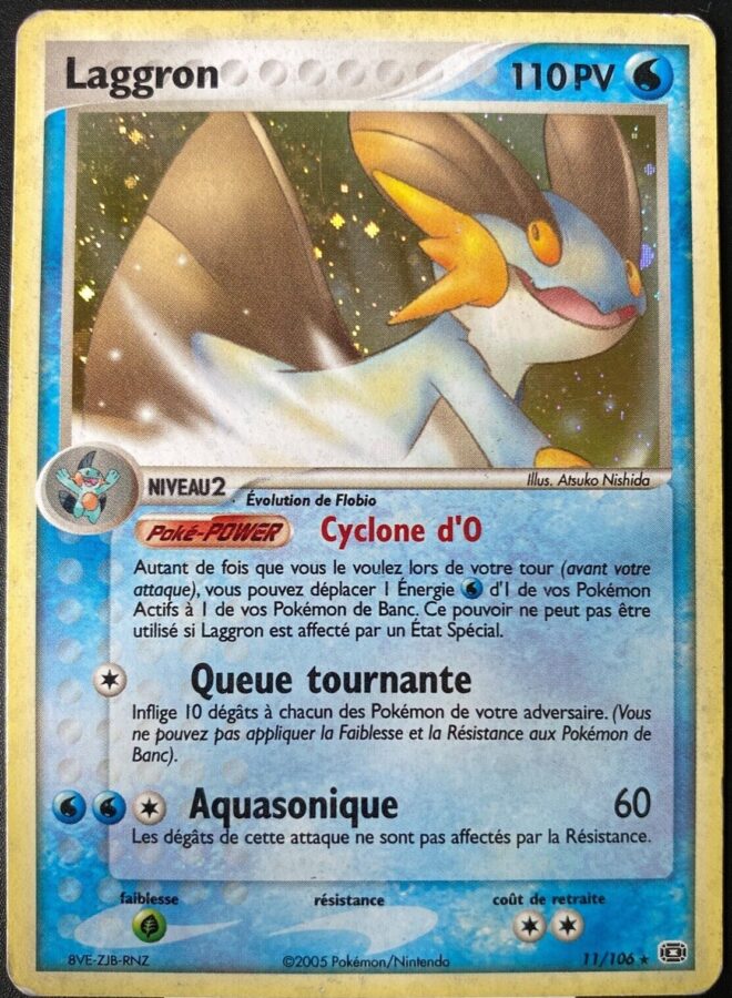 Laggron 11 106 EX Emeraude Carte Pokemon