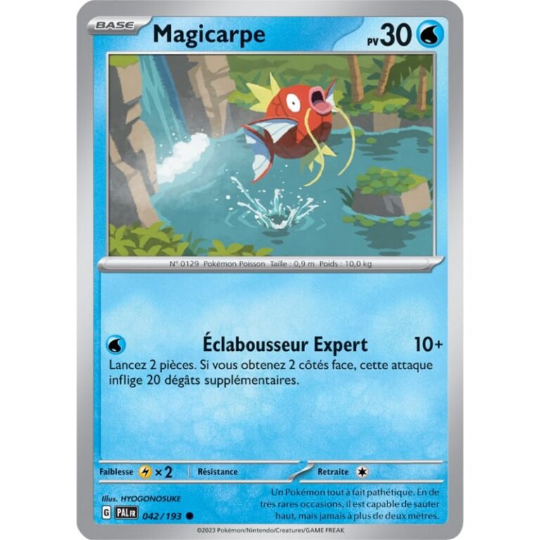 Magicarpe 203 193 Évolutions à Paldea carte Pokemon