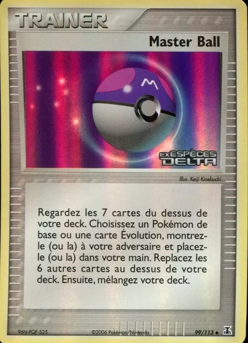 Master Ball Ex Esp Ces Delta Carte Pokemon