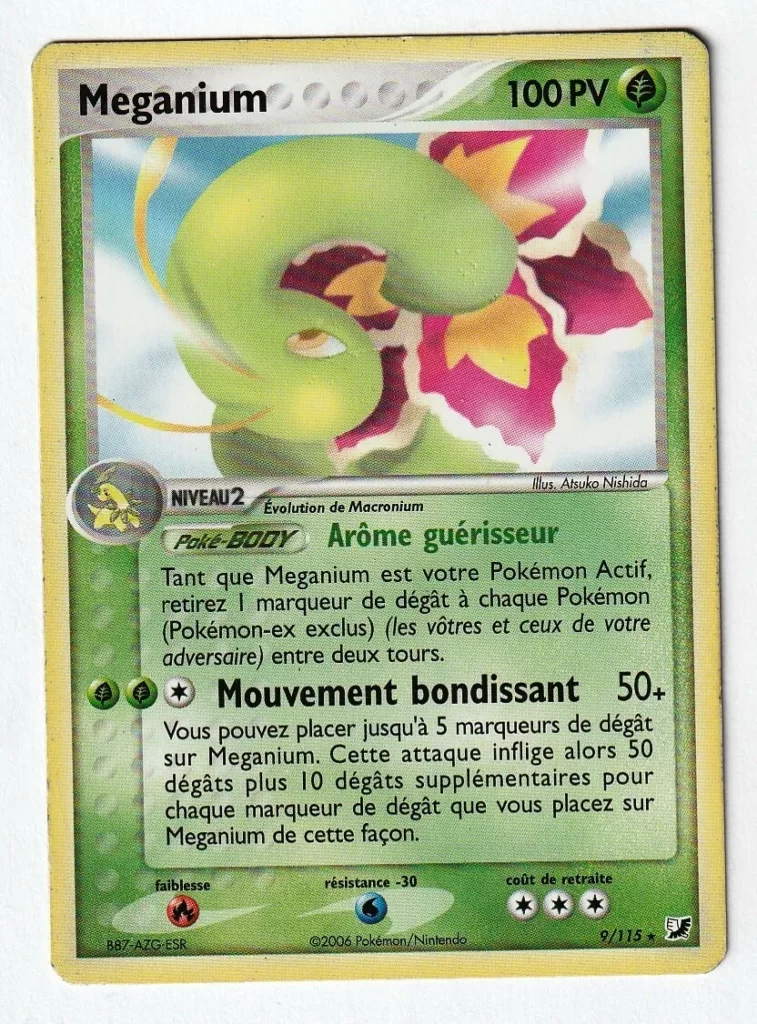 Meganium Ex Forces Cach Es Carte Pokemon