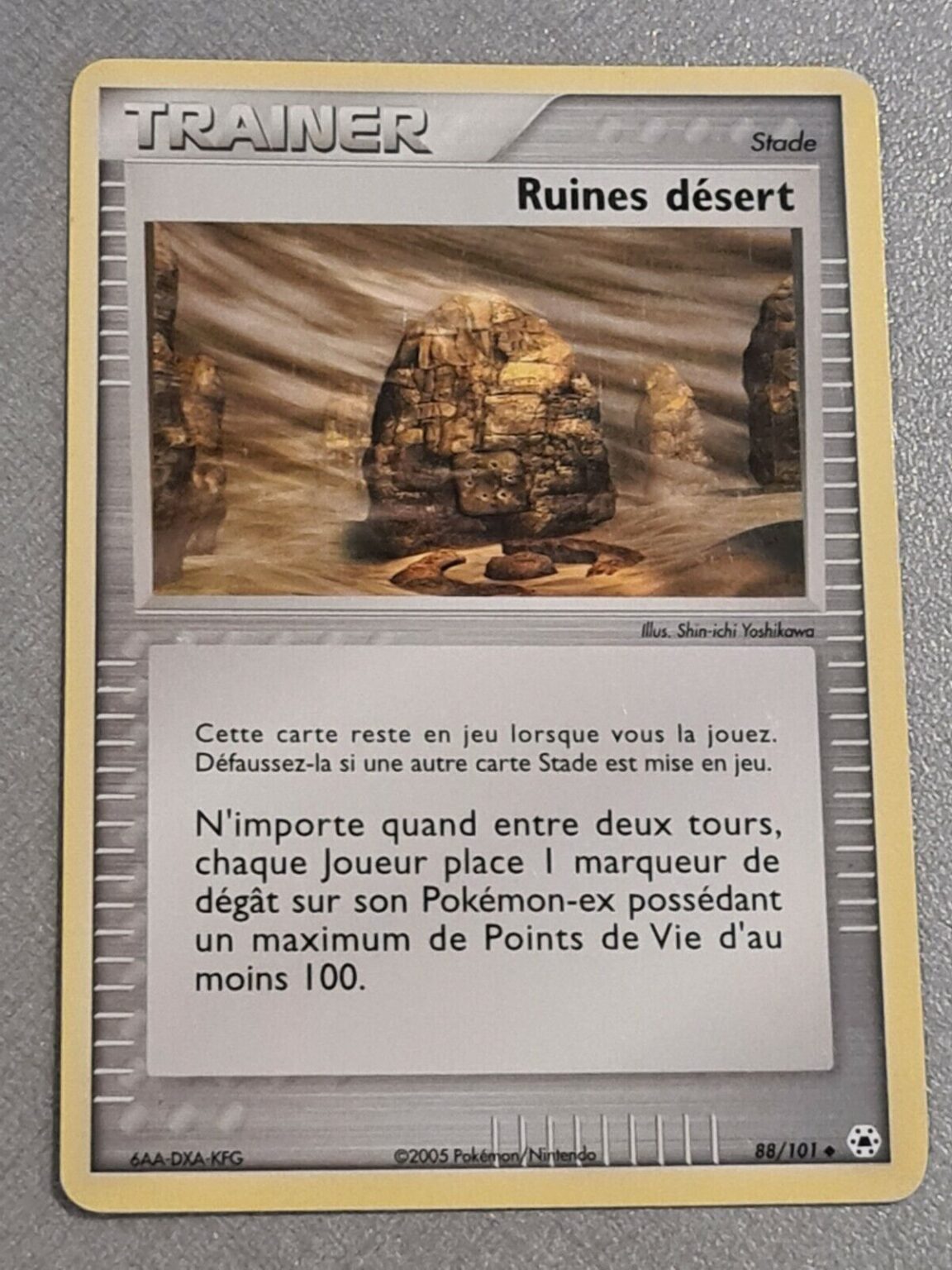 Ruines D Sert Ex L Gendes Oubli Es Carte Pokemon