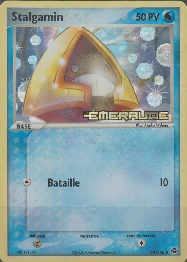 Stalgamin 64 106 EX Emeraude Carte Pokemon