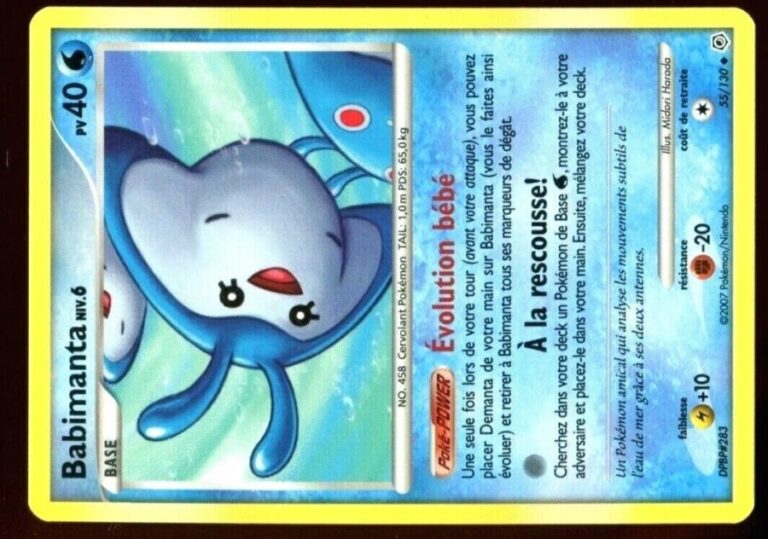 Babimanta 55 130 Diamant Et Perle Carte Pokemon