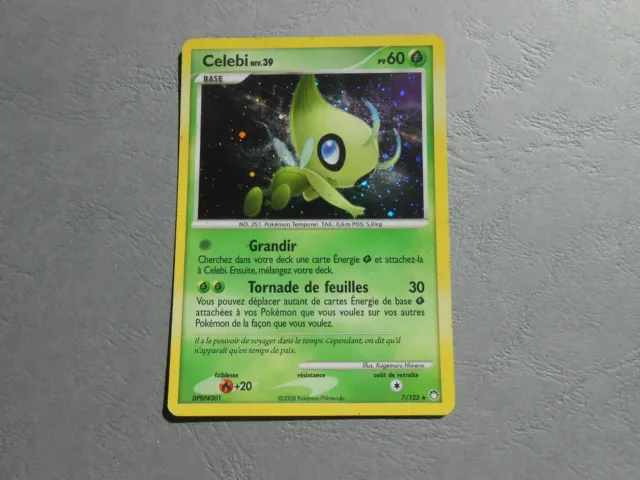 Celebi 7 123 Diamant et Perle Trésors Mystérieux carte Pokemon