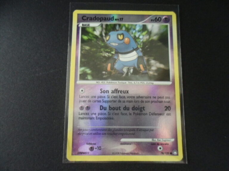 Cradopaud Diamant Et Perle Tr Sors Myst Rieux Carte Pokemon