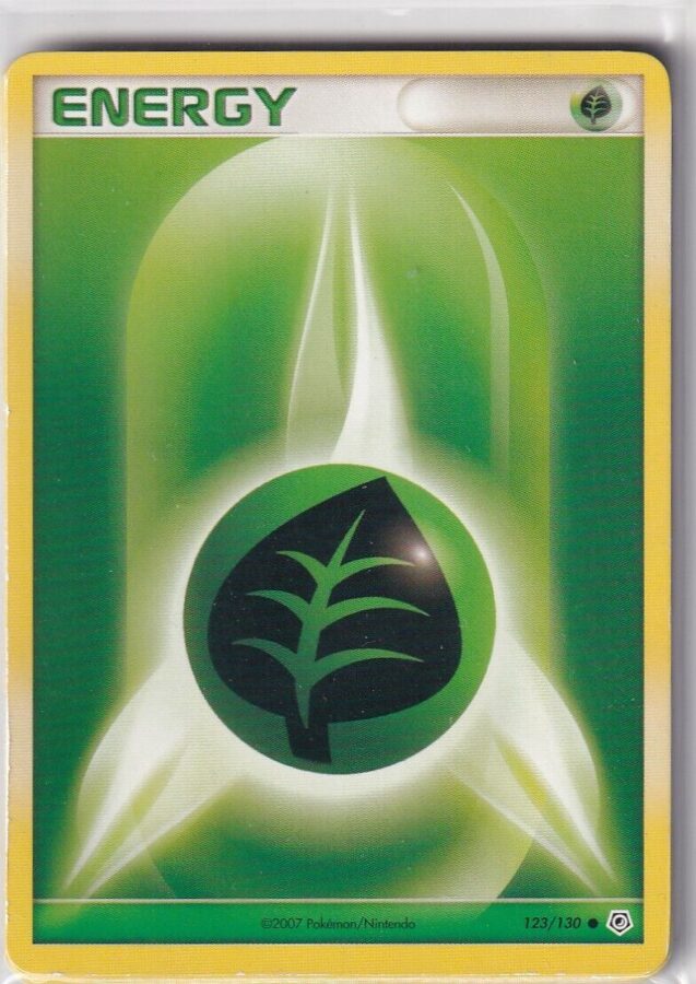 Énergie Plante 123 130 Diamant et Perle carte Pokemon