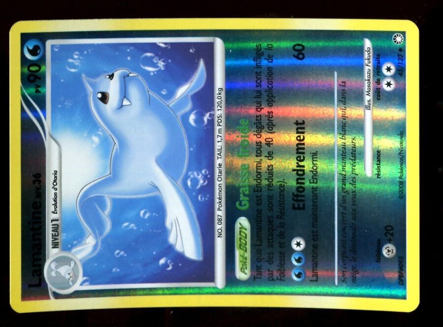 Lamantine 45 123 Diamant et Perle Trésors Mystérieux carte Pokemon