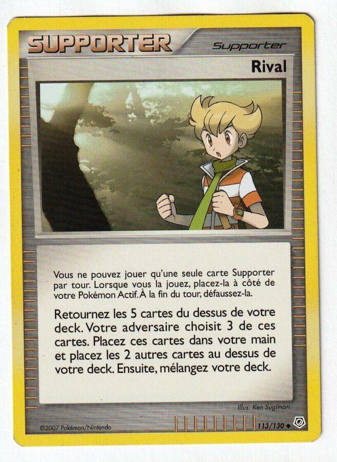 Rival Diamant Et Perle Carte Pokemon