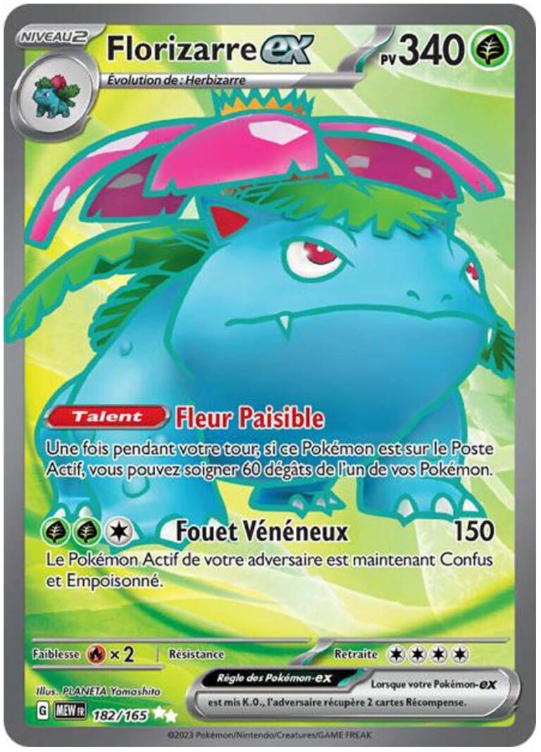 Florizarre Ex Carlate Et Violet S Rie Carte Pokemon