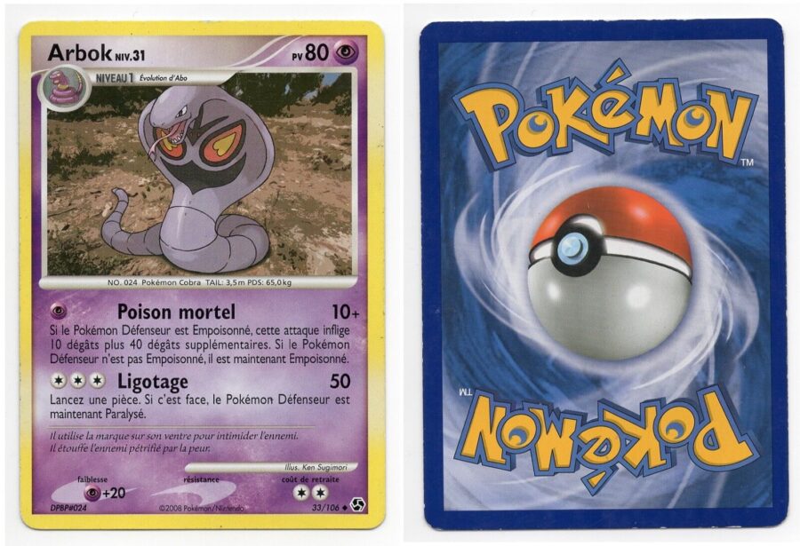 Arbok Diamant Et Perle Duels Au Sommet Carte Pokemon