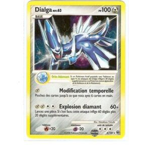 Dialga 4 100 Diamant Et Perle Aube Majestueuse Carte Pokemon