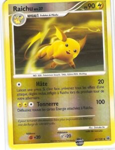 Raichu 45 100 Diamant Et Perle Aube Majestueuse Carte Pokemon