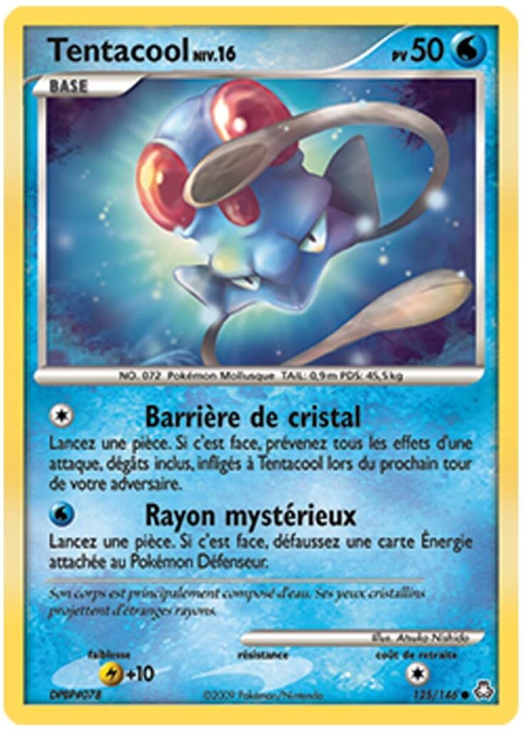 Tentacool Diamant Et Perle Eveil Des L Gendes Carte Pokemon