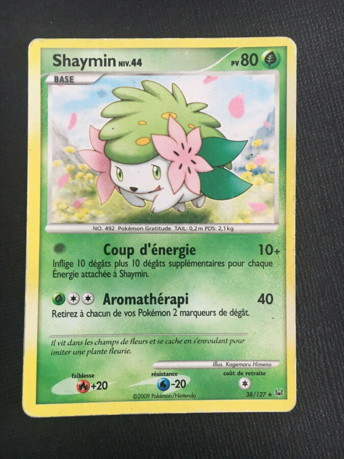 Shaymin 38 127 Platine Carte Pokemon