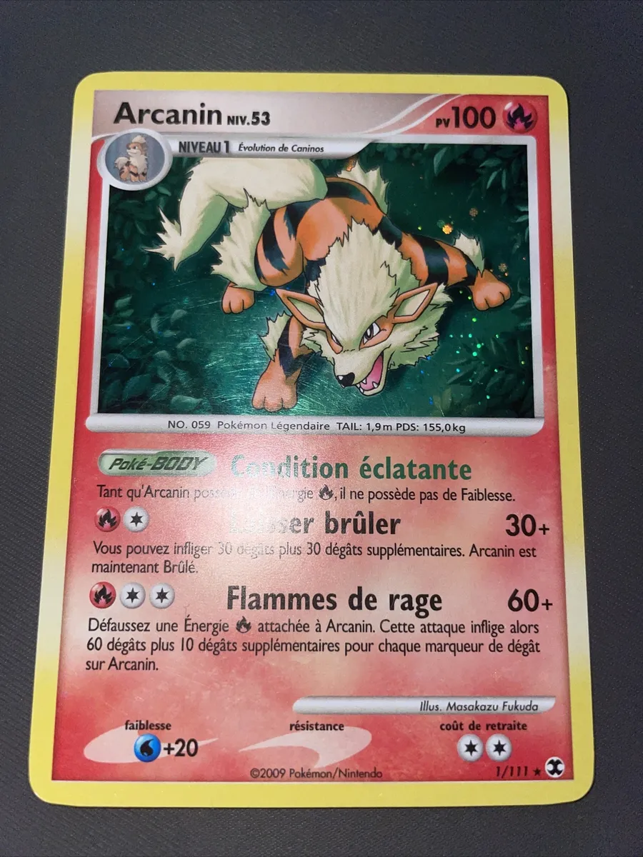 Arcanin Platine Rivaux Mergeants Carte Pokemon