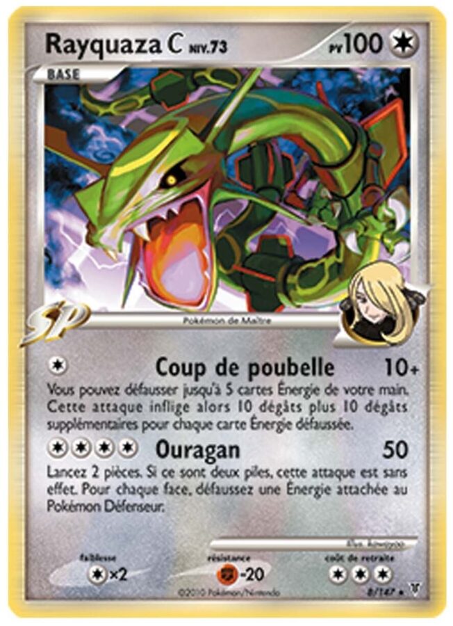 Rayquaza Champion 8 147 Platine Vainqueurs Supremes Carte Pokemon