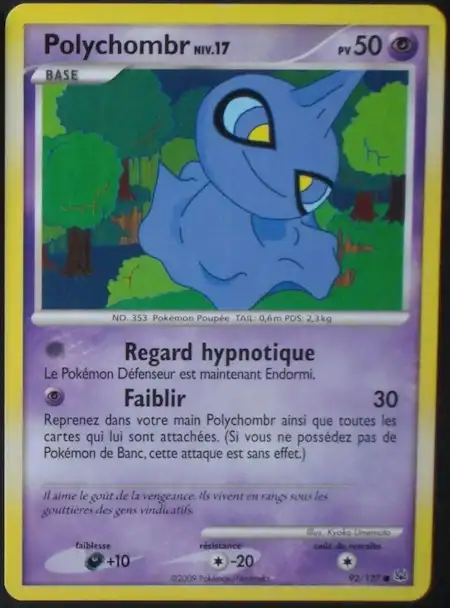 Polychombr 92 127 Platine Carte Pokemon