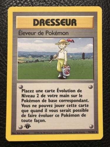 Éleveur de Pokémon 76/102 Set de base carte Pokemon