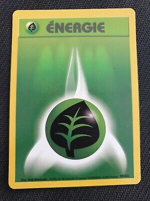 Énergie Plante 99/102 Set de base carte Pokemon