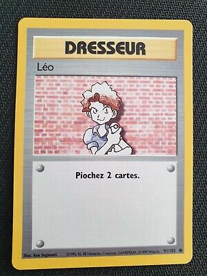 Léo 91/102 Set de base carte Pokemon