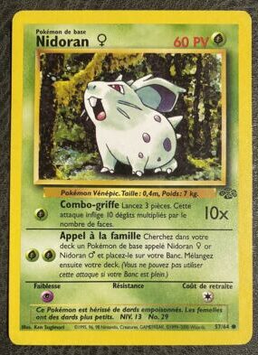 Cartes Pokémon Jungle : Toutes les cartes de la série