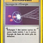 Sauvegarde d'Énergie 81/102 Set de base carte Pokemon