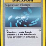 Suppression d'Énergie 92/102 Set de base carte Pokemon