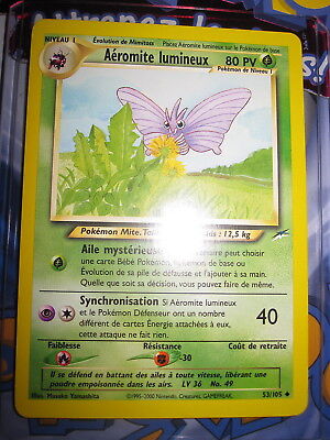 Aéromite lumineux 53/105 Neo Destiny carte Pokemon