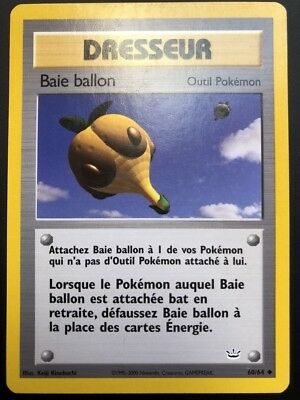 Baie ballon 60/64 Neo Revelation carte Pokemon