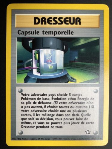 Cartes Pokémon Néo Génésis : Toutes les cartes de la série