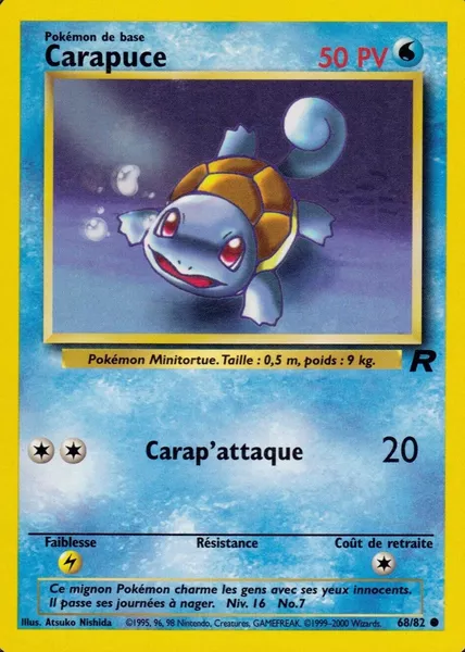 Cartes Pokémon Team Rocket : Toutes les cartes de la série