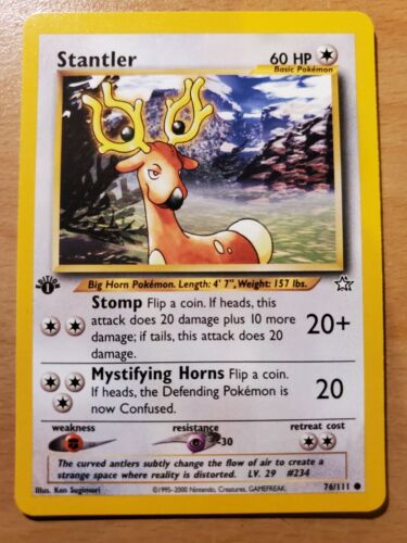 Cartes Pokémon Néo Génésis : Toutes les cartes de la série