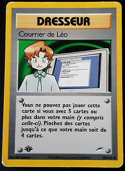 Courrier de Léo 105/105 Neo Destiny carte Pokemon