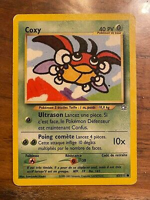 Coxy 63/111 Néo Génésis carte Pokemon