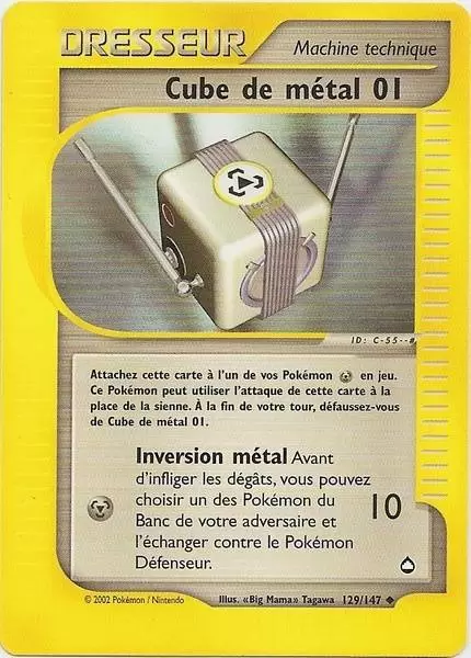 Cartes Pokémon Aquapolis : Toutes les cartes de la série