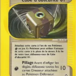 Cube d'obscurité 01 119/147 Aquapolis carte Pokemon