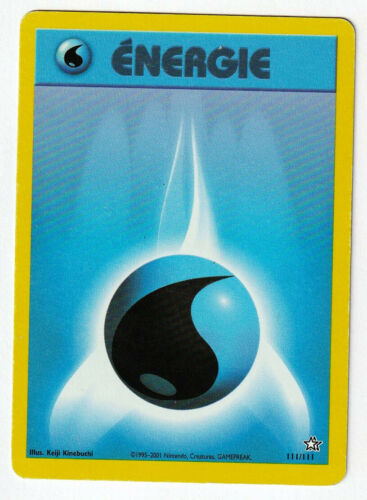 Énergie Eau 111/111 Néo Génésis carte Pokemon