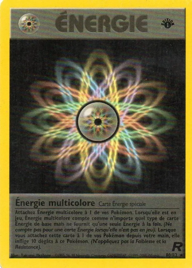 Énergie multicolore 80/82 Team Rocket carte Pokemon