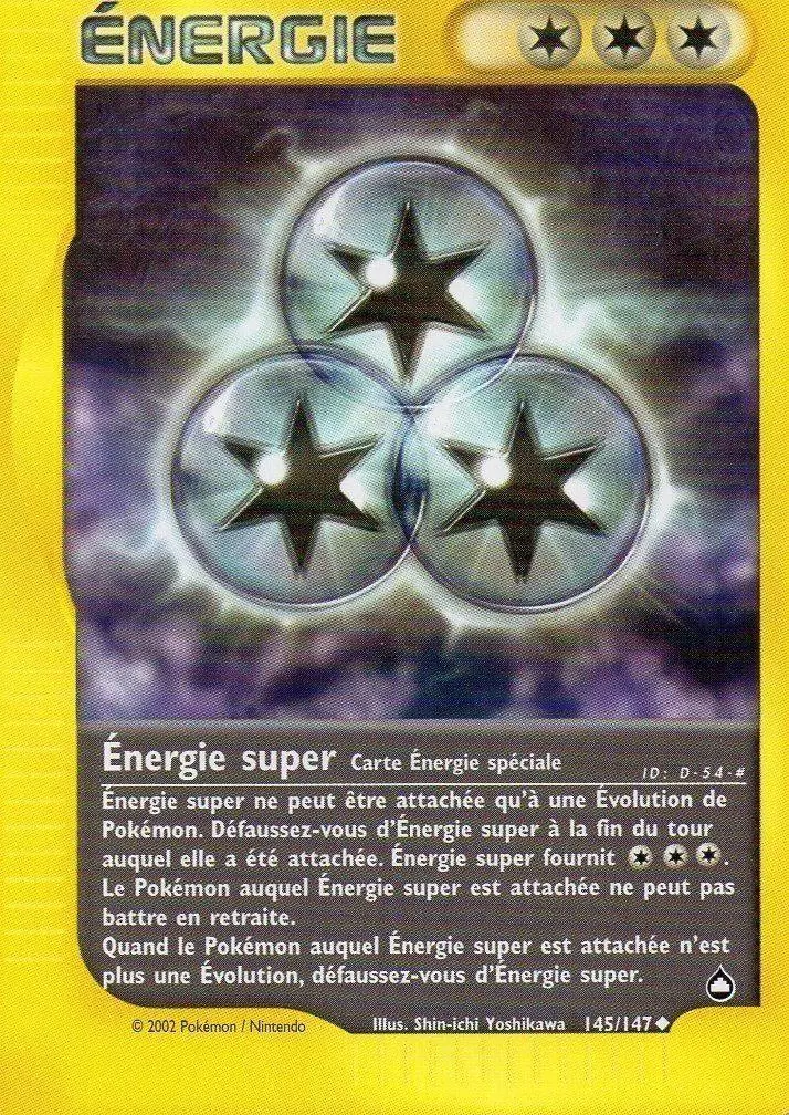 Énergie super 145/147 Aquapolis carte Pokemon