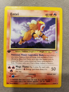 Entei Neo Revelation Carte Pokemon Poke Cartes