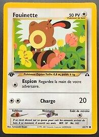 Fouinette 63/75 Neo Discovery carte Pokemon