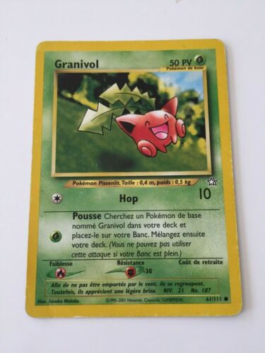 Cartes Pokémon Néo Génésis : Toutes les cartes de la série