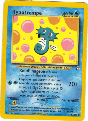 Cartes Pokémon Néo Génésis : Toutes les cartes de la série