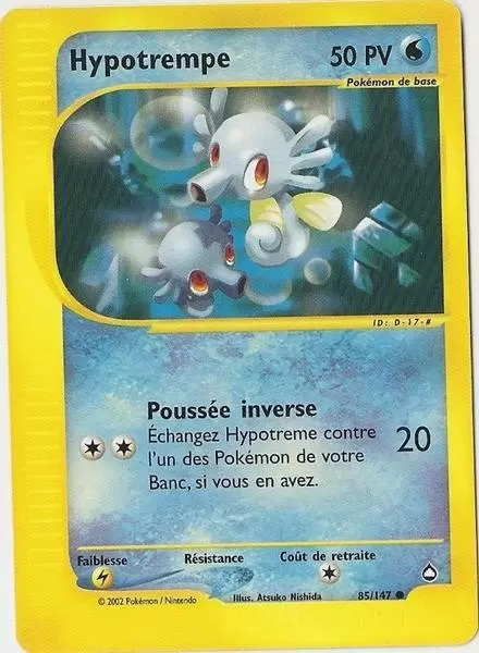 Cartes Pokémon Aquapolis : Toutes les cartes de la série