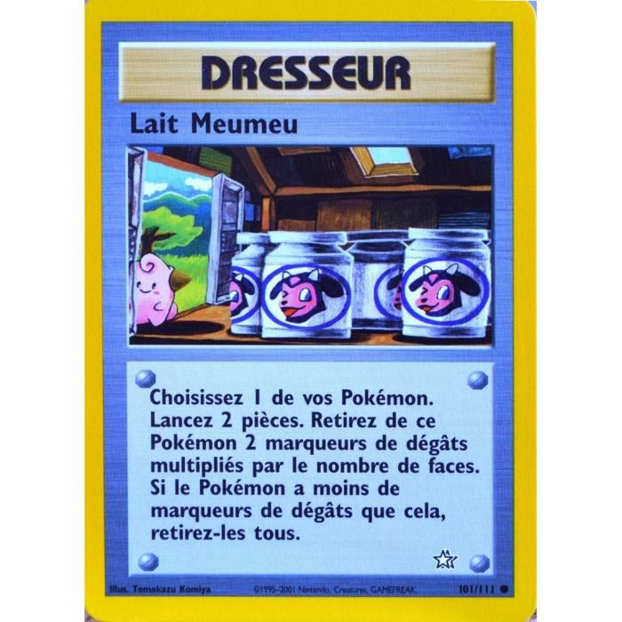 Cartes Pokémon Néo Génésis : Toutes les cartes de la série